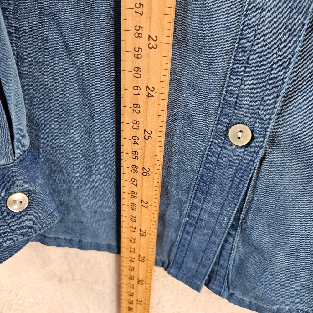 Jones New York Sport Chambray Button-Down Shirt Women's Size 2X - Picture 5 of 7